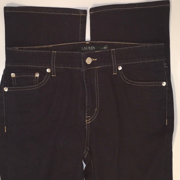 4 TALL [32X34.5] LAUREN RALPH LAUREN LONG BABY BOOT JEANS - Picture 5 of 10
